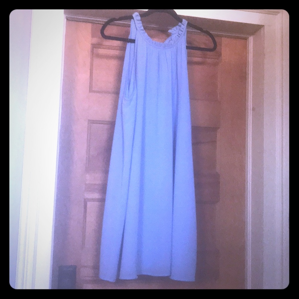 Tie-Neck Halter Dress